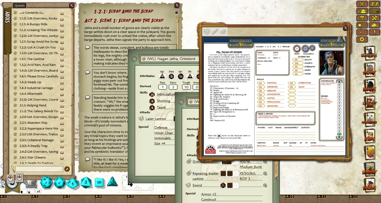 Fantasy Grounds - Waylaid on Wayland & Gunboat Diplomacy Screenshot 0