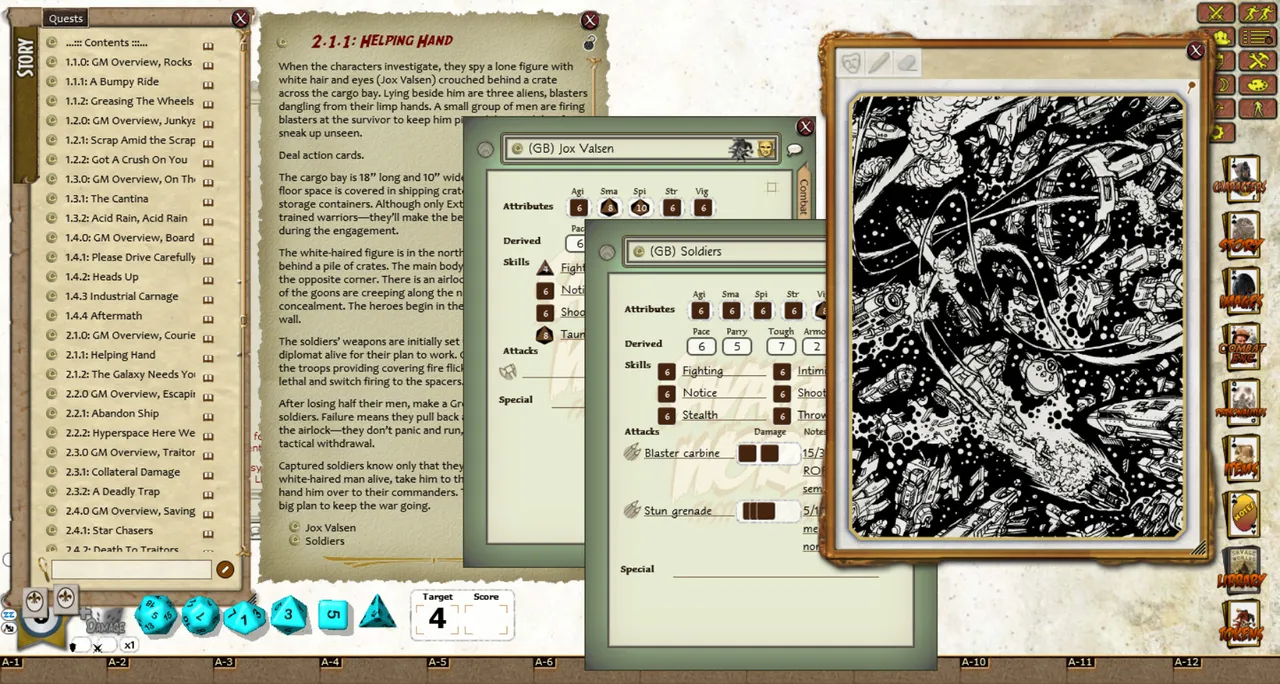 Fantasy Grounds - Waylaid on Wayland & Gunboat Diplomacy Screenshot 2