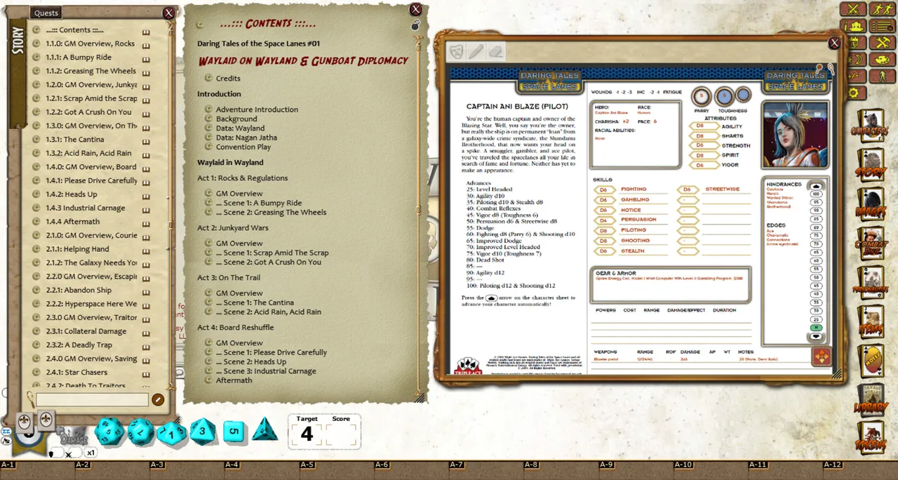 Fantasy Grounds - Waylaid on Wayland & Gunboat Diplomacy Screenshot 1