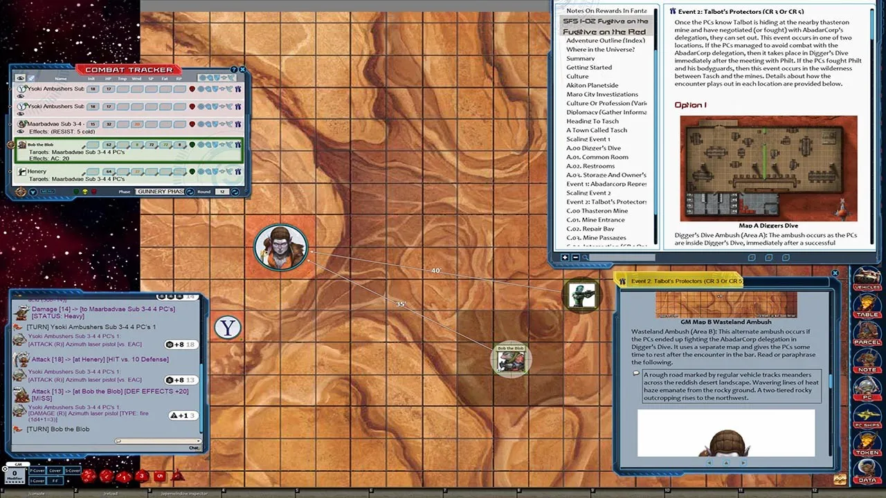 Fantasy Grounds - Starfinder RPG - Starfinder Society Scenario #1-02: Fugitive on the Red Planet Screenshot 2