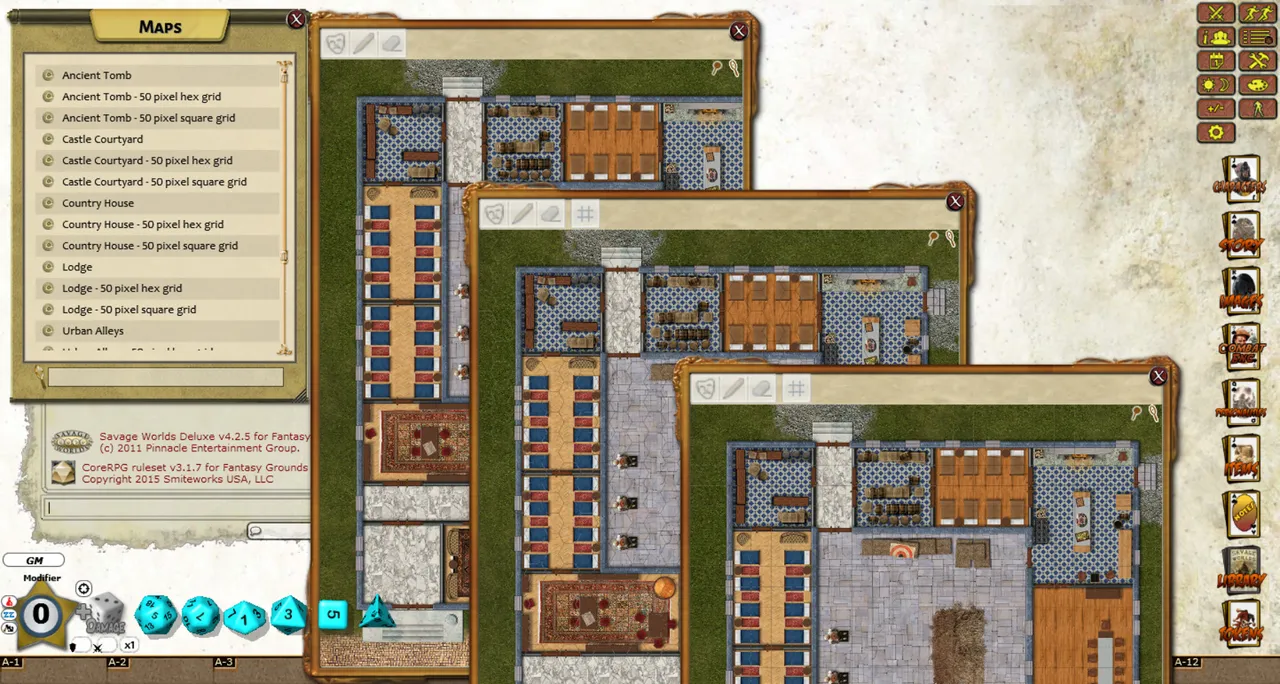 Fantasy Grounds - Rippers Resurrected Map Pack (Savage Worlds) Screenshot 1