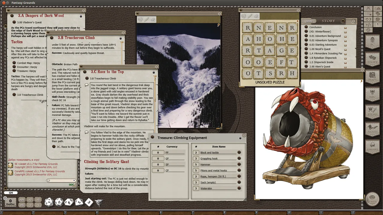 Fantasy Grounds - A05: Winterflower (5E) Screenshot 1
