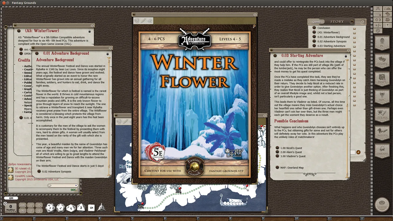 Fantasy Grounds - A05: Winterflower (5E) Screenshot 2