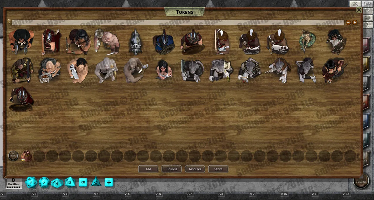 Fantasy Grounds - Darkwoulfe's Token Pack Volume 14 Screenshot 1