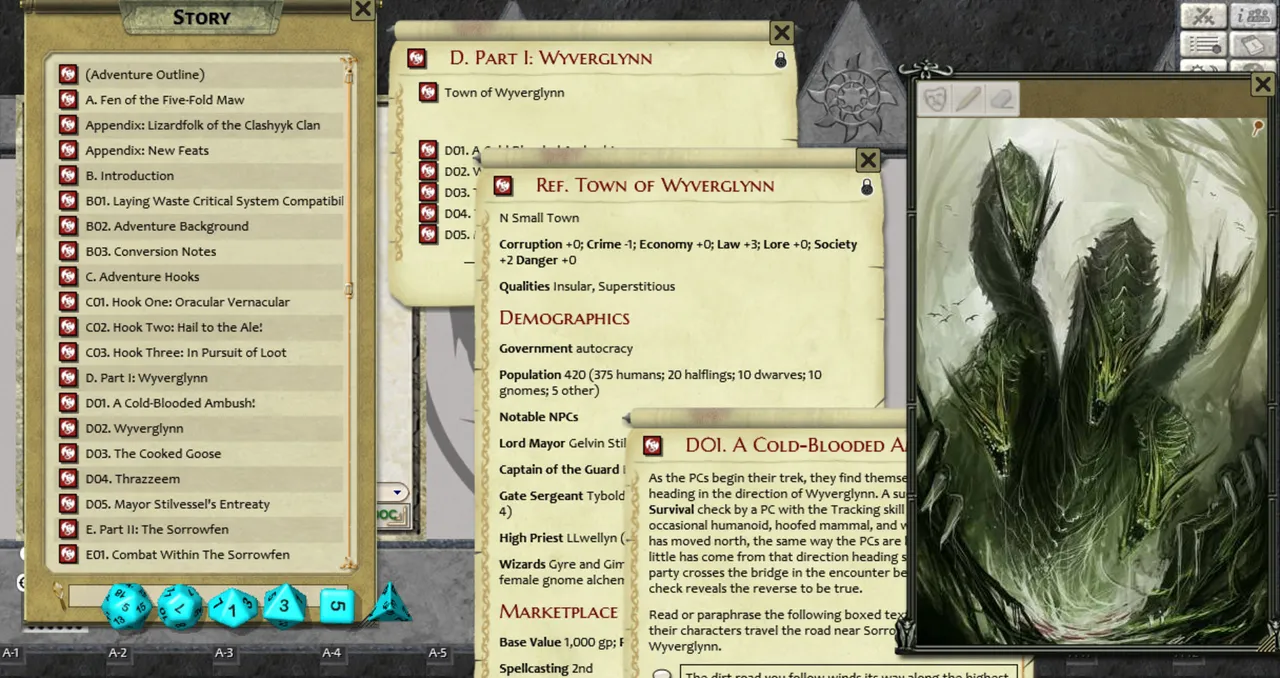 Fantasy Grounds - Fen of the Five-Fold Maw (PFRPG) Screenshot 1