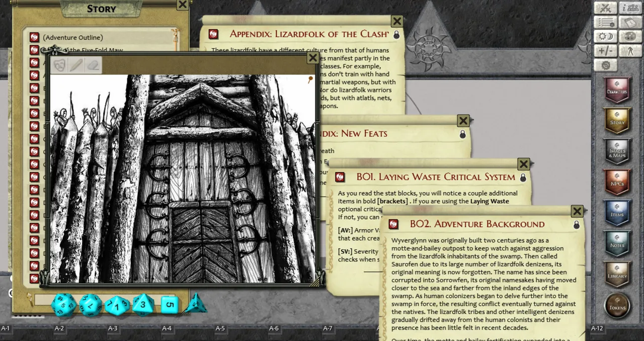 Fantasy Grounds - Fen of the Five-Fold Maw (PFRPG) Screenshot 3