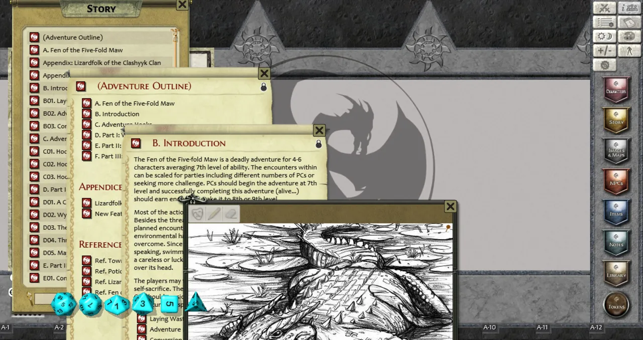 Fantasy Grounds - Fen of the Five-Fold Maw (PFRPG) Screenshot 2