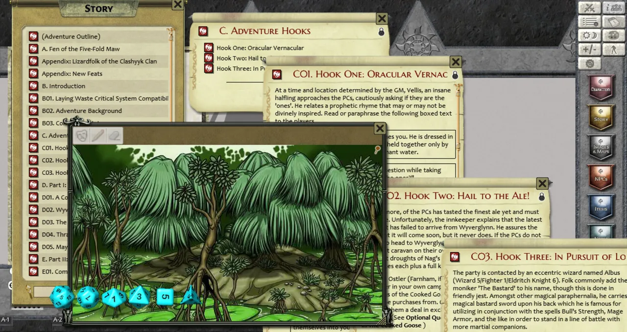 Fantasy Grounds - Fen of the Five-Fold Maw (PFRPG) Screenshot 0