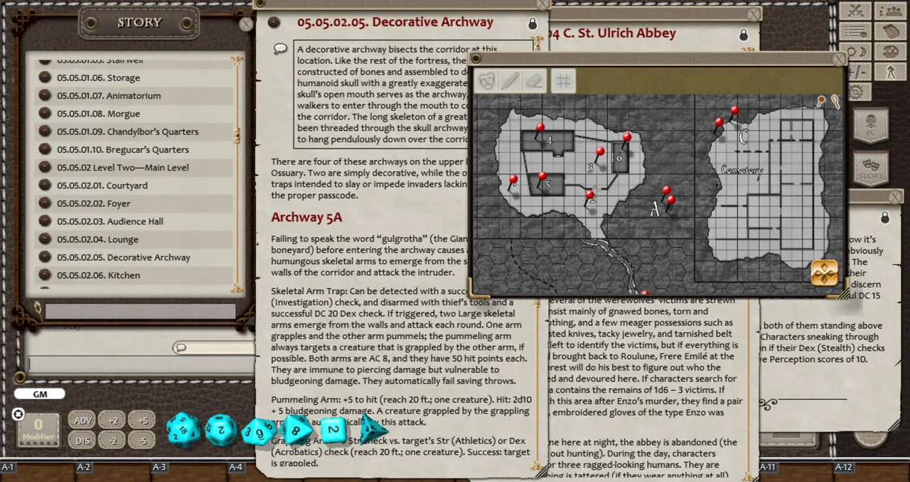 Fantasy Grounds - 5E: Quests of Doom Screenshot 0