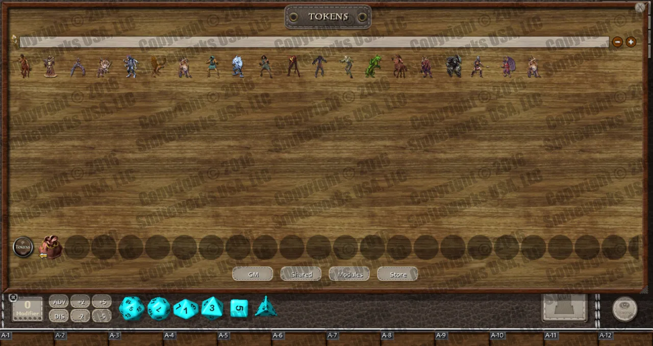 Fantasy Grounds - New Gods of Mankind - Anointed: Token Pack - Beasts of Naalrinnon Pack Screenshot 0