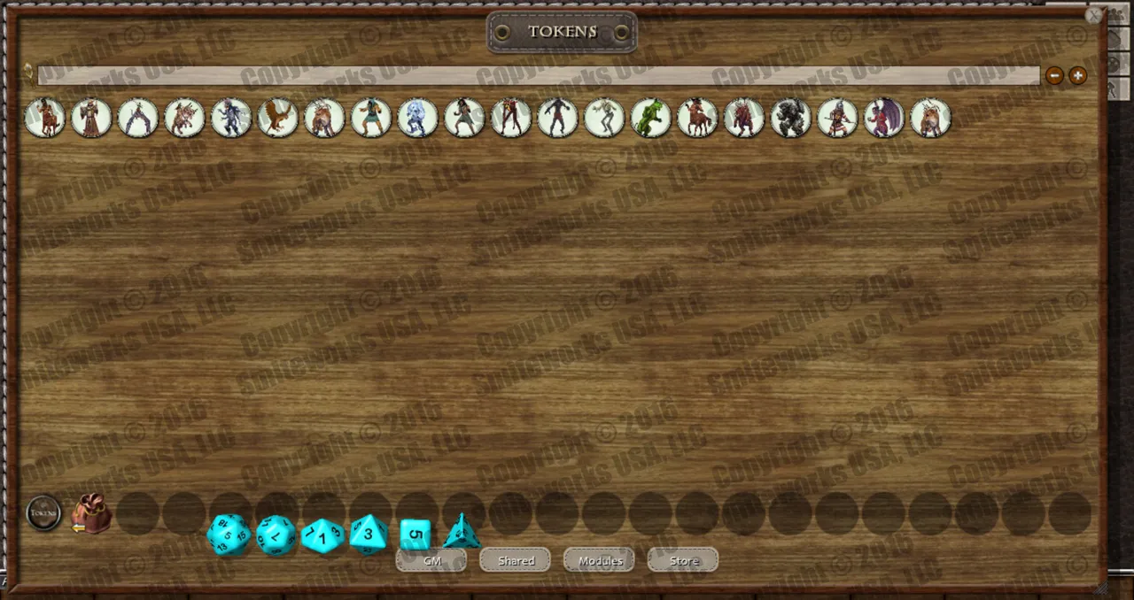 Fantasy Grounds - New Gods of Mankind - Anointed: Token Pack - Beasts of Naalrinnon Pack Screenshot 2