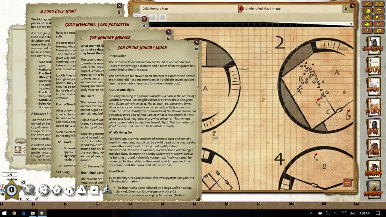 Fantasy Grounds - Savage Worlds: Winter Eternal Screenshot 3