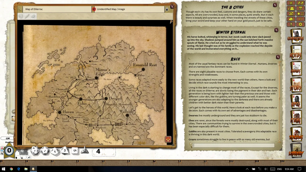 Fantasy Grounds - Savage Worlds: Winter Eternal Screenshot 1