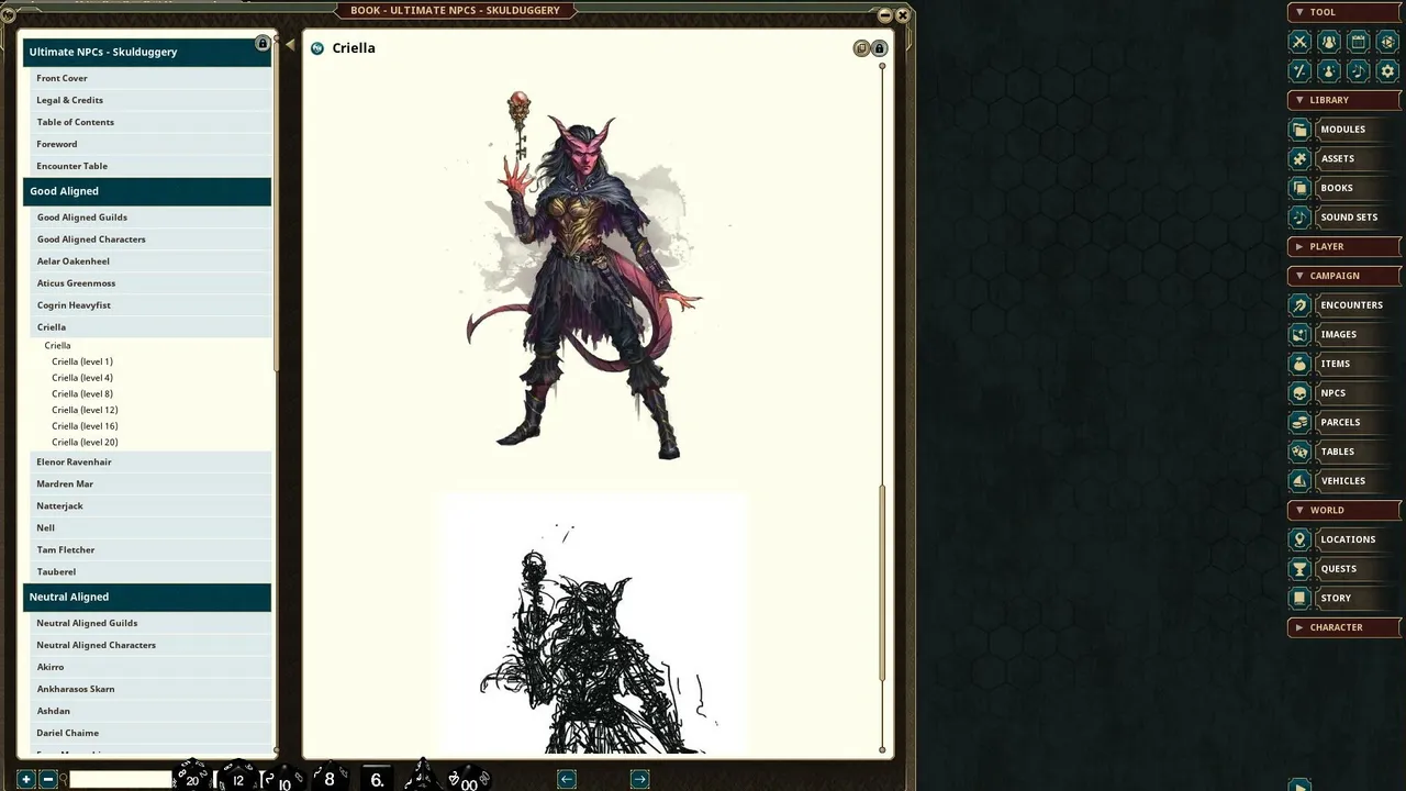 Fantasy Grounds - Ultimate NPCs: Skulduggery (5E) Screenshot 2