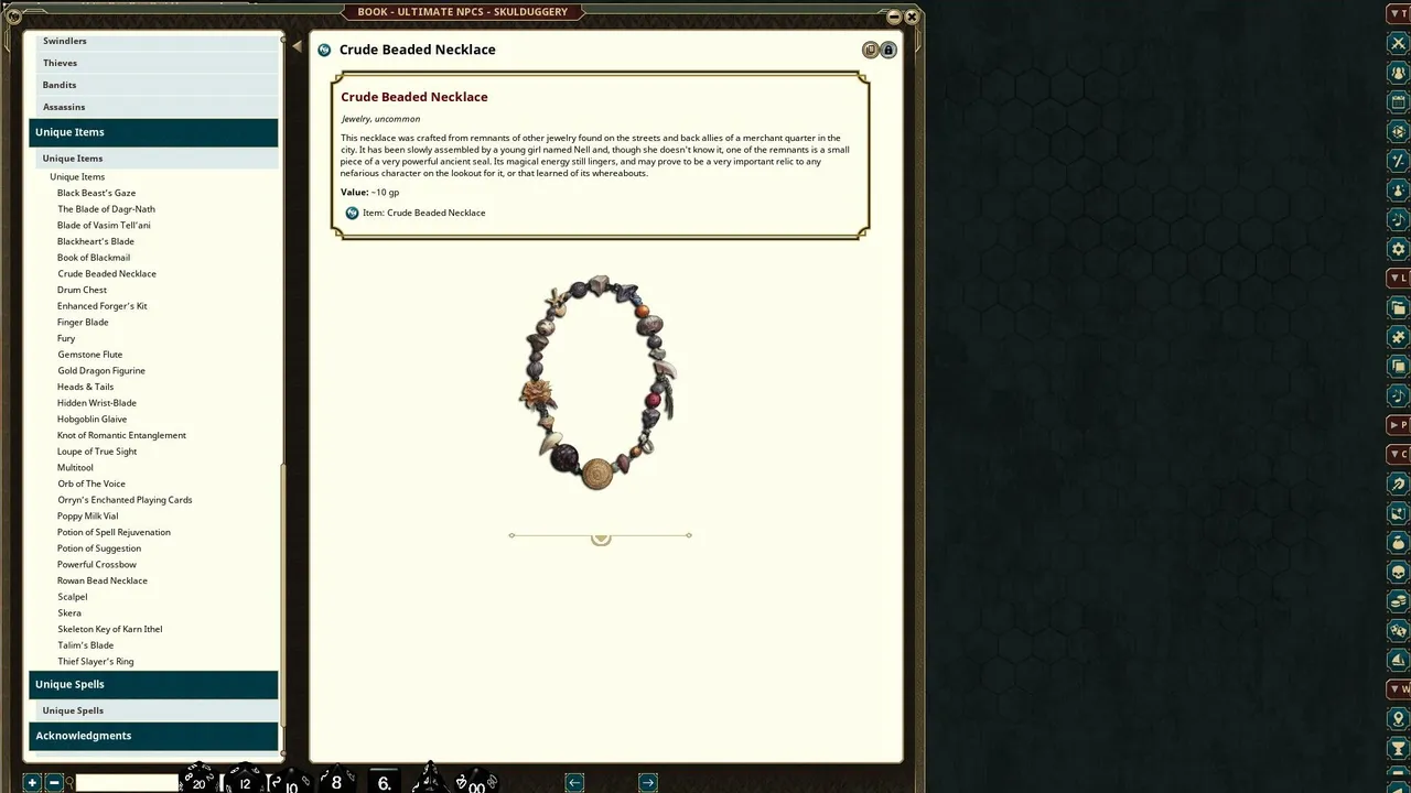 Fantasy Grounds - Ultimate NPCs: Skulduggery (5E) Screenshot 0