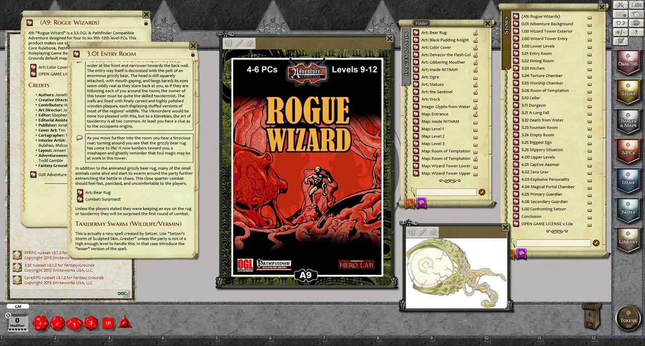 Fantasy Grounds - A09: Rogue Wizard (PFRPG) Screenshot 0