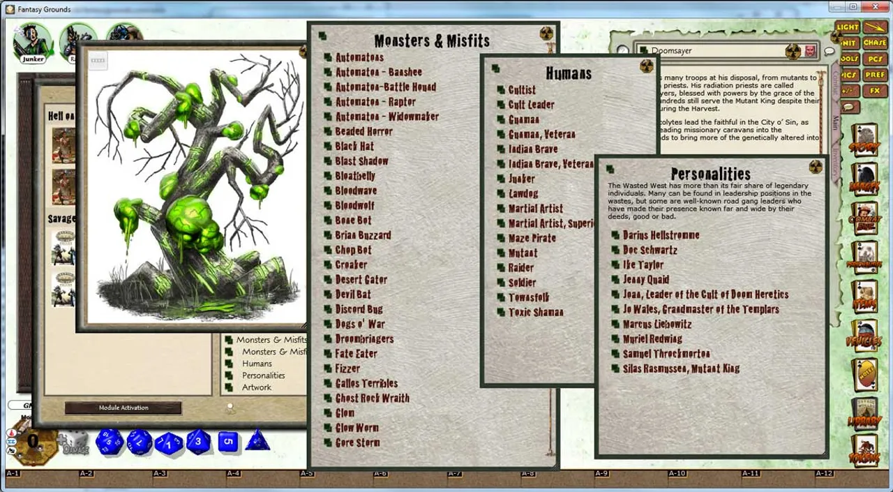 Fantasy Grounds - Deadlands Reloaded: Hell on Earth Reloaded Screenshot 2