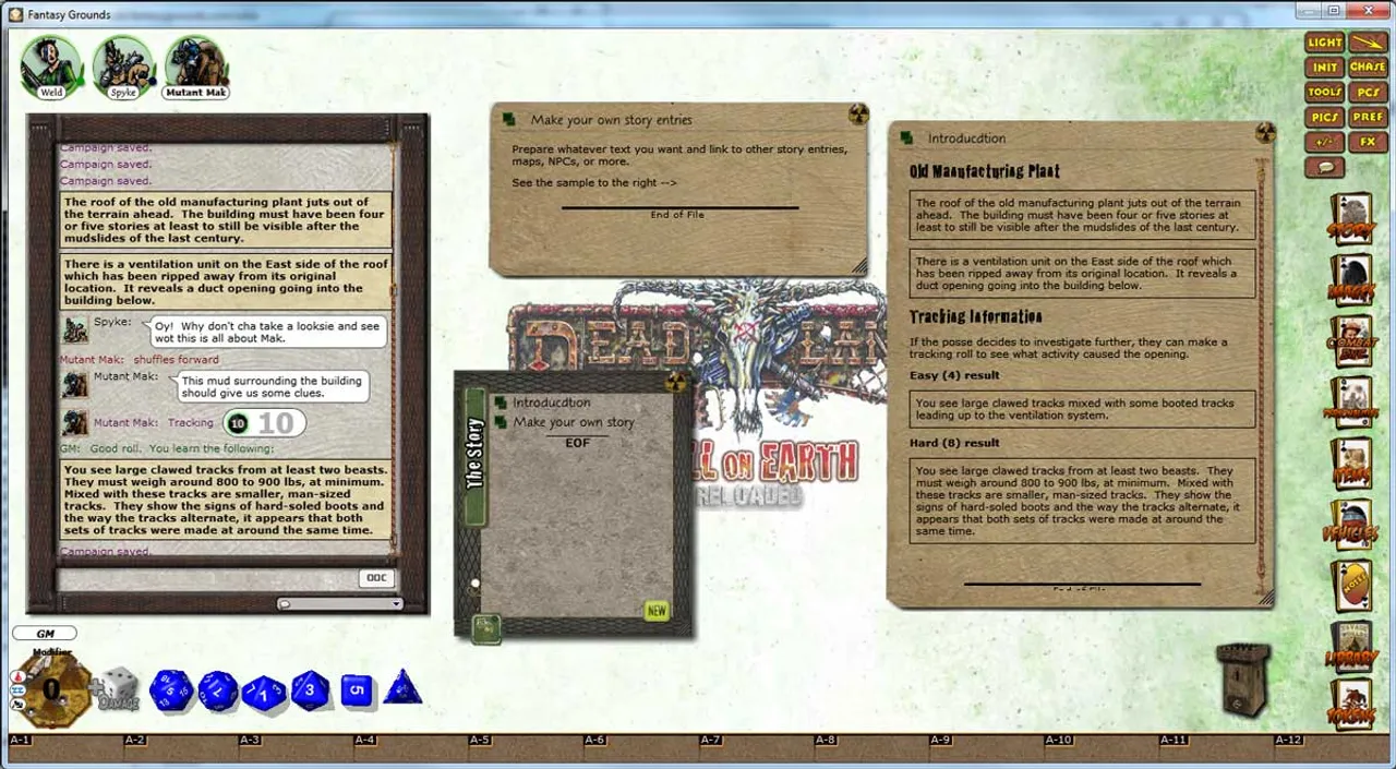 Fantasy Grounds - Deadlands Reloaded: Hell on Earth Reloaded Screenshot 5