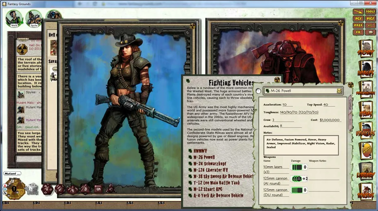 Fantasy Grounds - Deadlands Reloaded: Hell on Earth Reloaded Screenshot 3