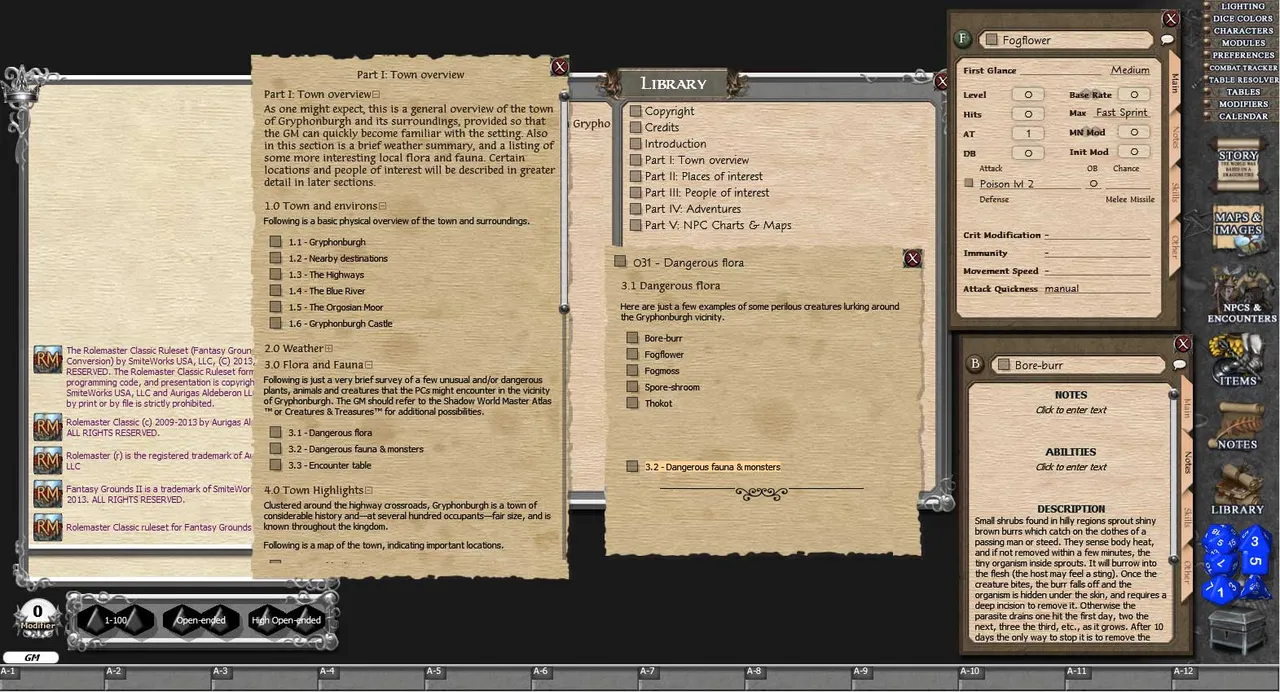 Fantasy Grounds - Shadow World: Tales from the Green Gryphon Inn (RMC) Screenshot 2