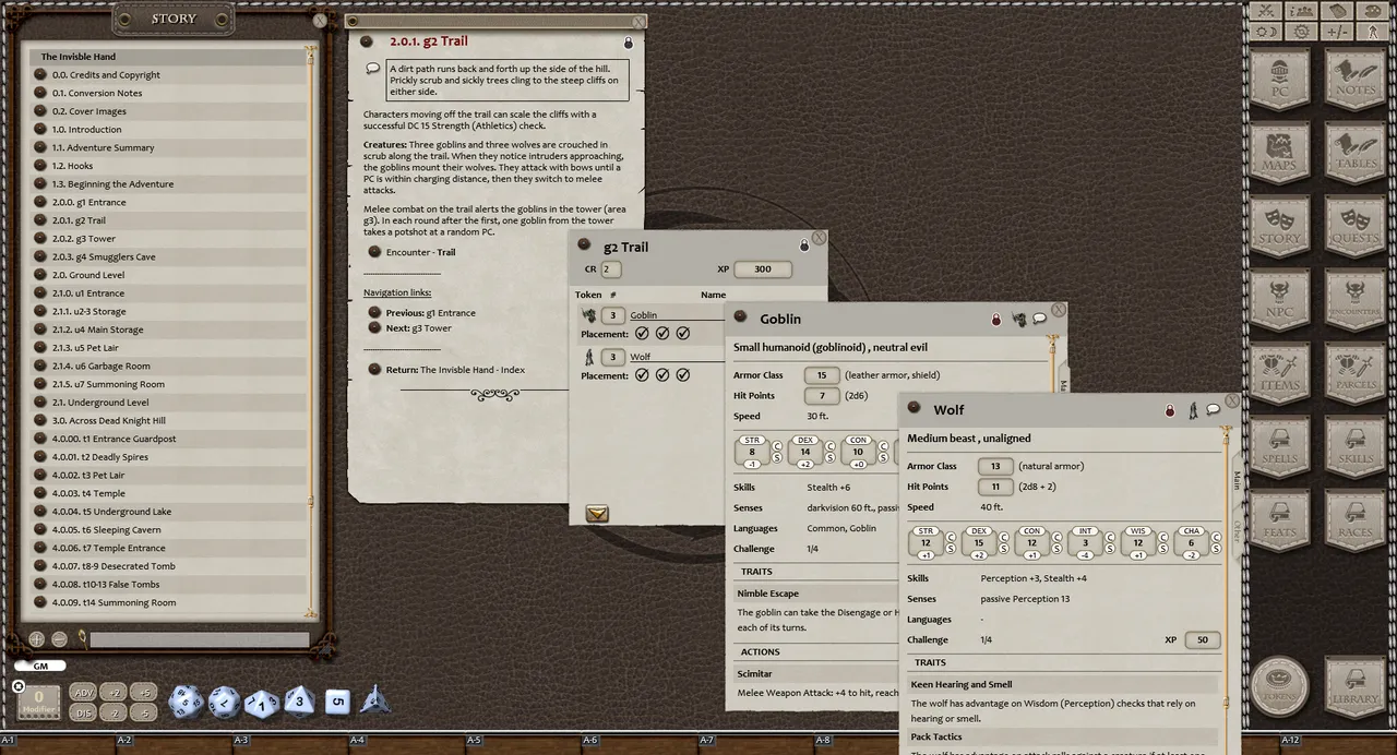 Fantasy Grounds - The Invisible Hand (5E) Screenshot 0