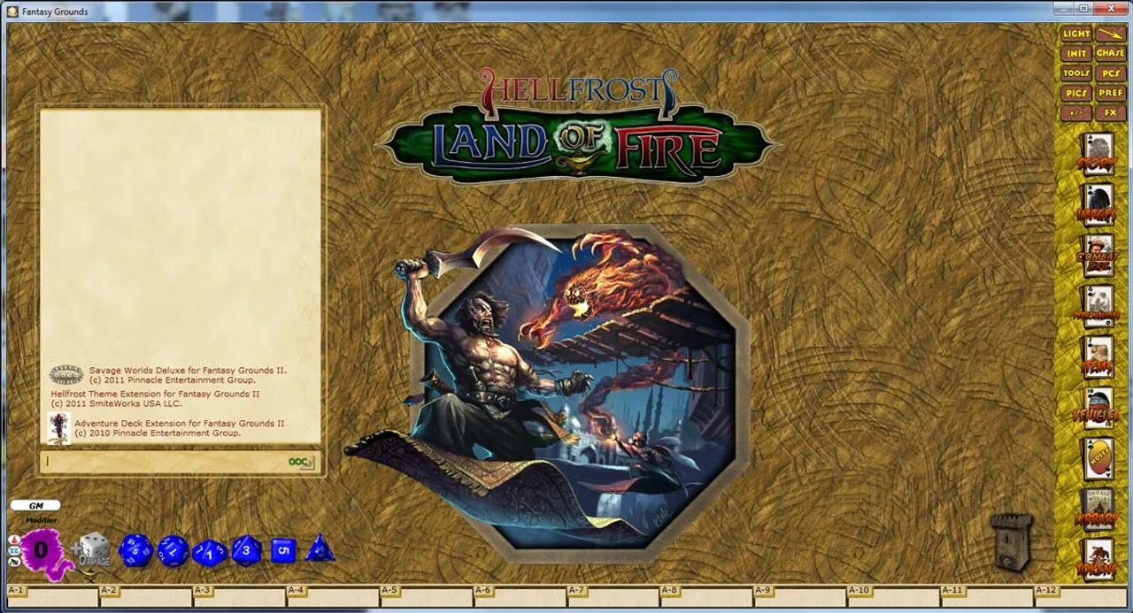 Fantasy Grounds - Hellfrost Land of Fire (Savage Worlds) Screenshot 6