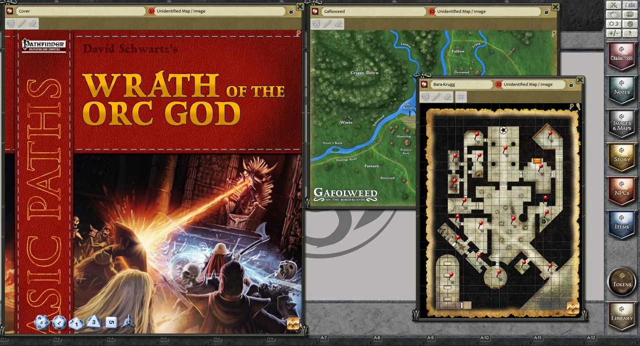 Fantasy Grounds - PFRPG Basic Paths: Wrath of the Orc God Screenshot 2