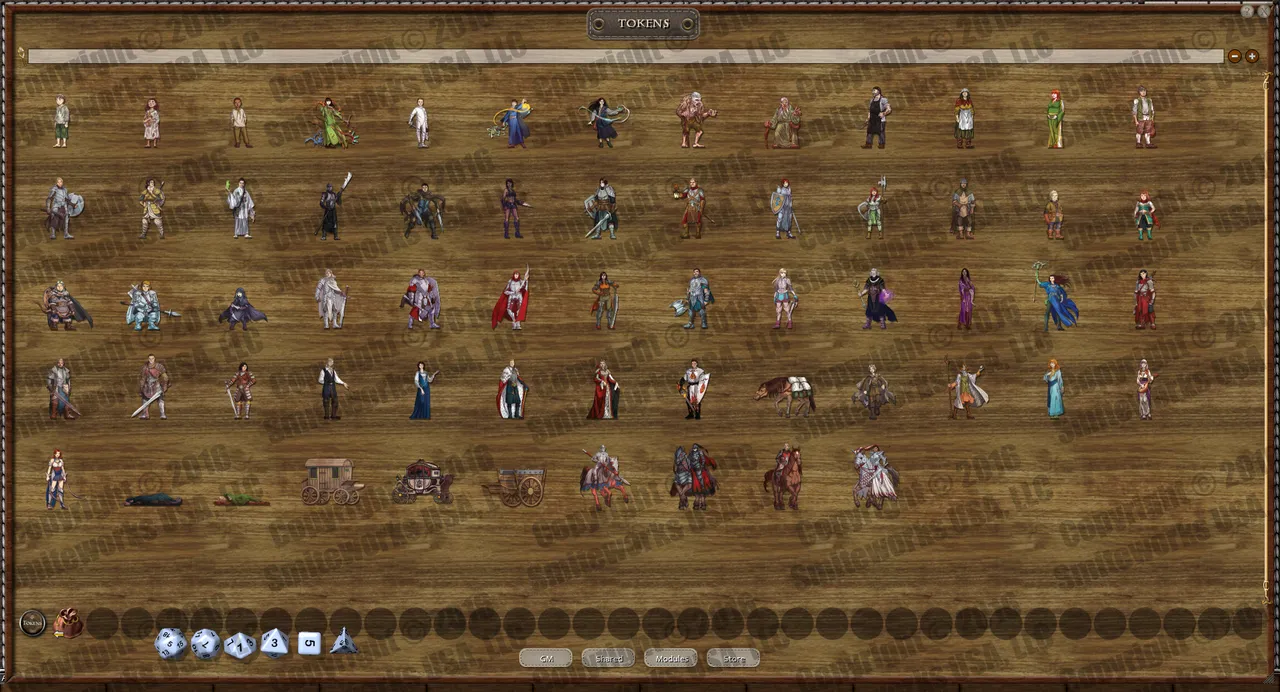 Fantasy Grounds - ArcKnight Tokens - Mankind Screenshot 1