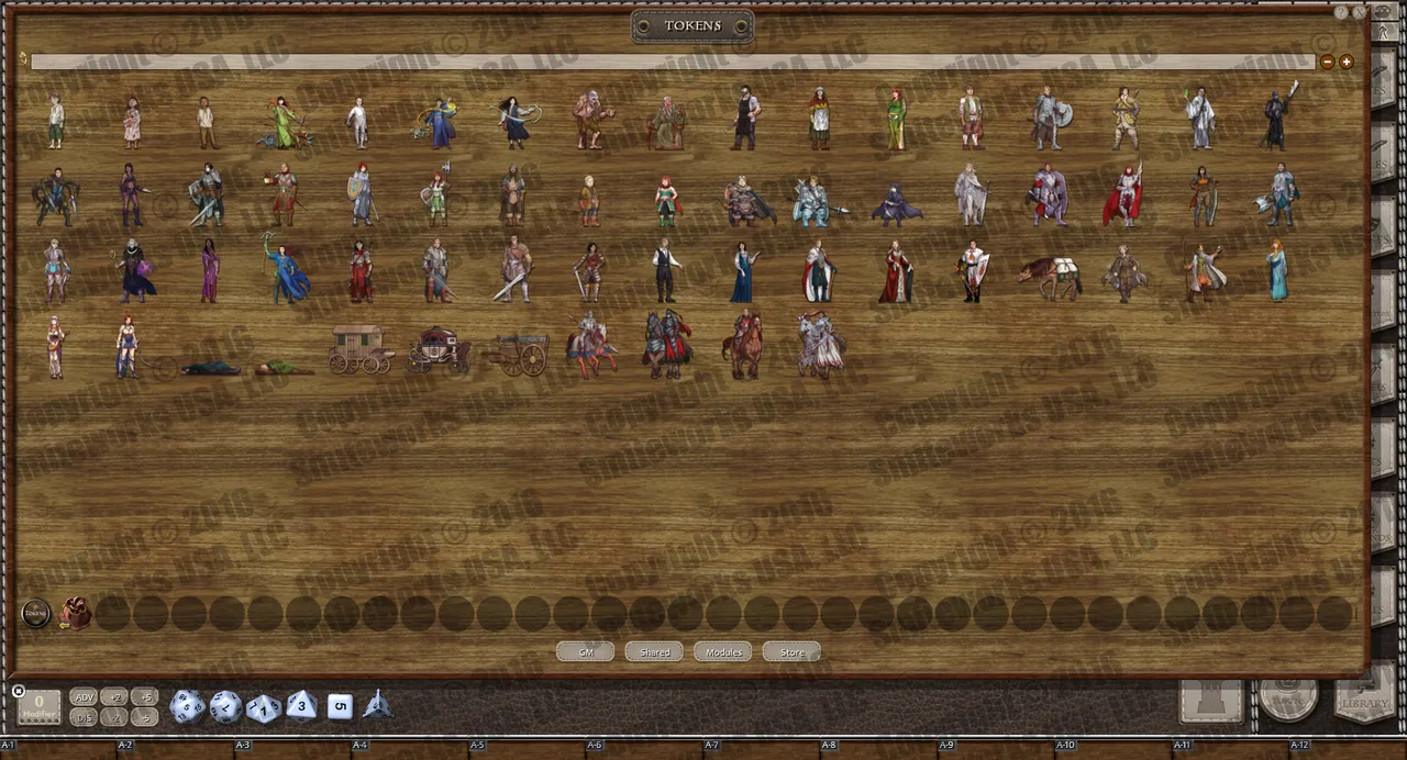 Fantasy Grounds - ArcKnight Tokens - Mankind Screenshot 0