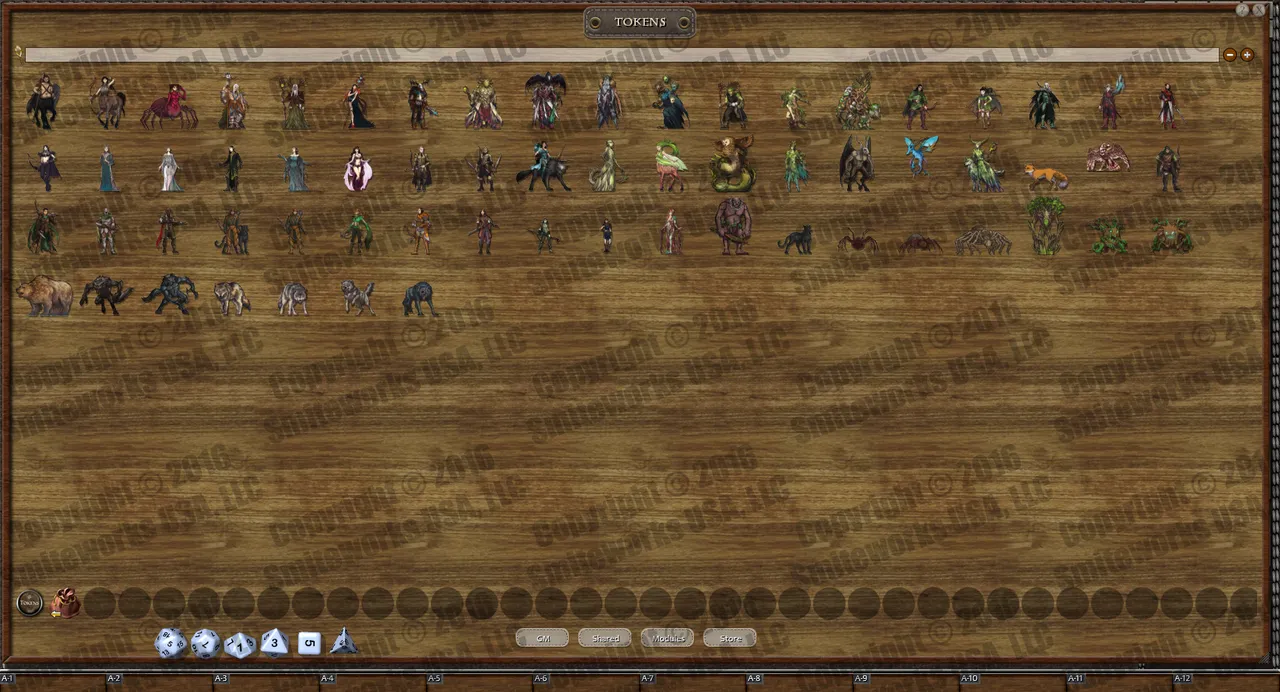 Fantasy Grounds - ArcKnight Tokens - The Grove Screenshot 1