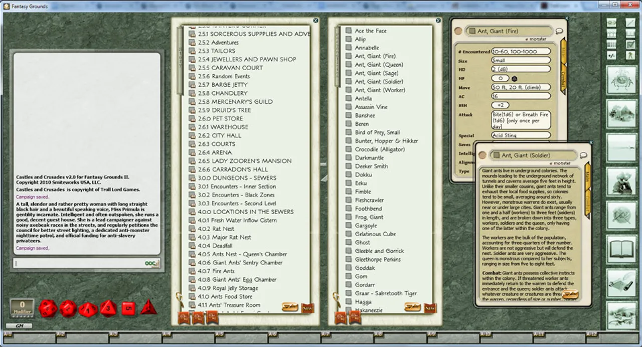 Fantasy Grounds - Castles & Crusades: Town of Kalas Screenshot 2