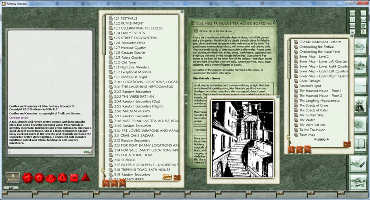 Fantasy Grounds - Castles & Crusades: Town of Kalas Screenshot 1