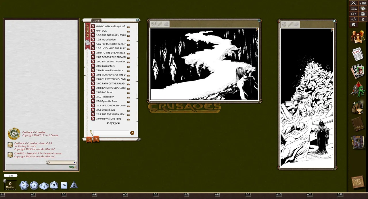 Fantasy Grounds - C&C: A8 Forsaken Mountain Screenshot 2