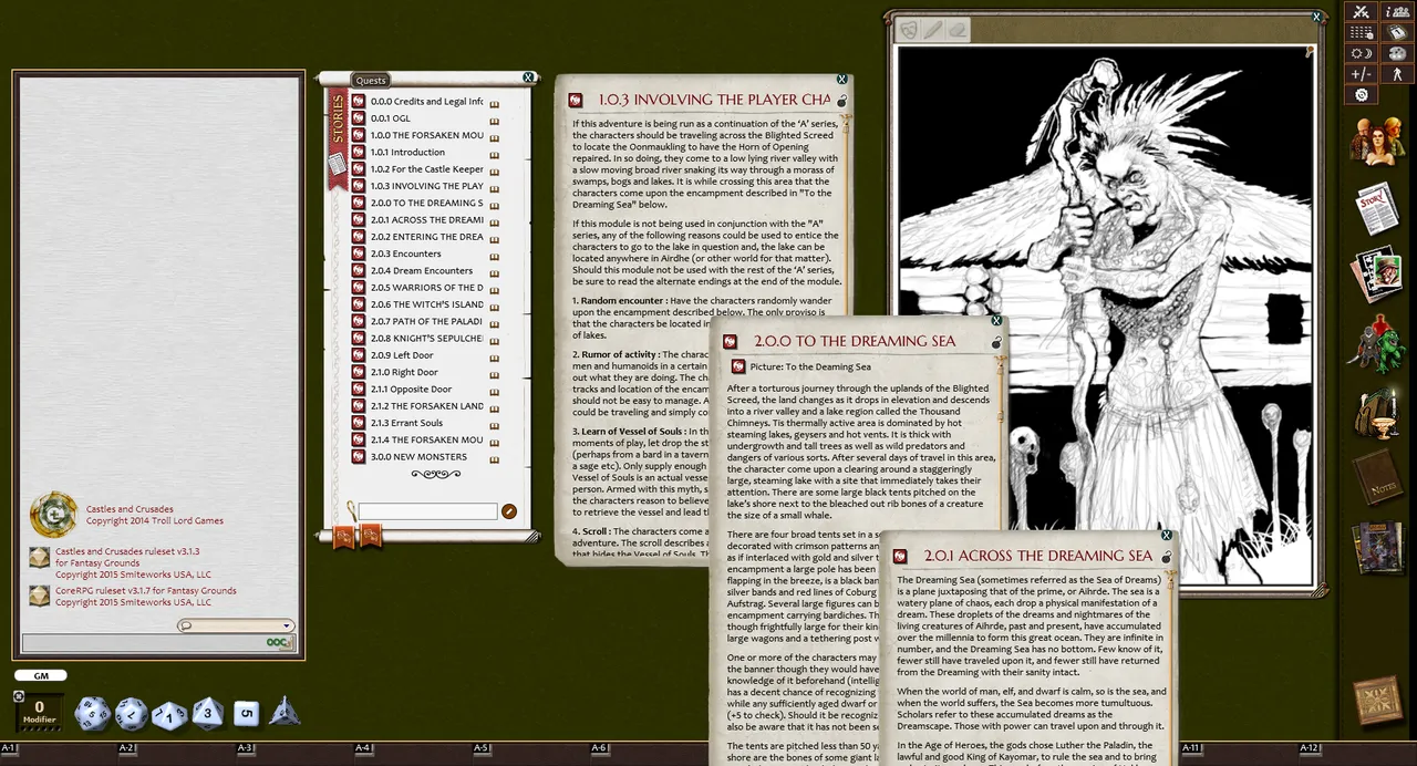 Fantasy Grounds - C&C: A8 Forsaken Mountain Screenshot 1