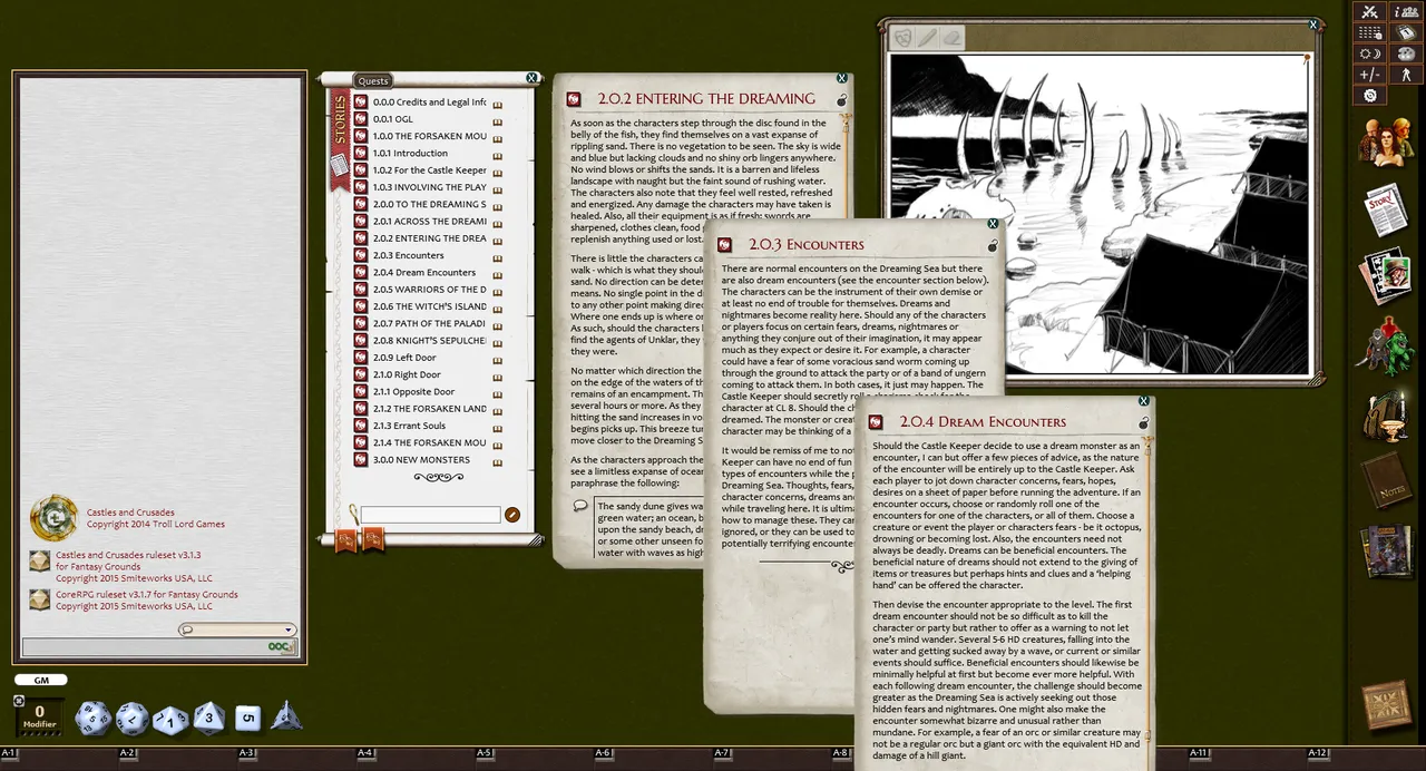 Fantasy Grounds - C&C: A8 Forsaken Mountain Screenshot 0