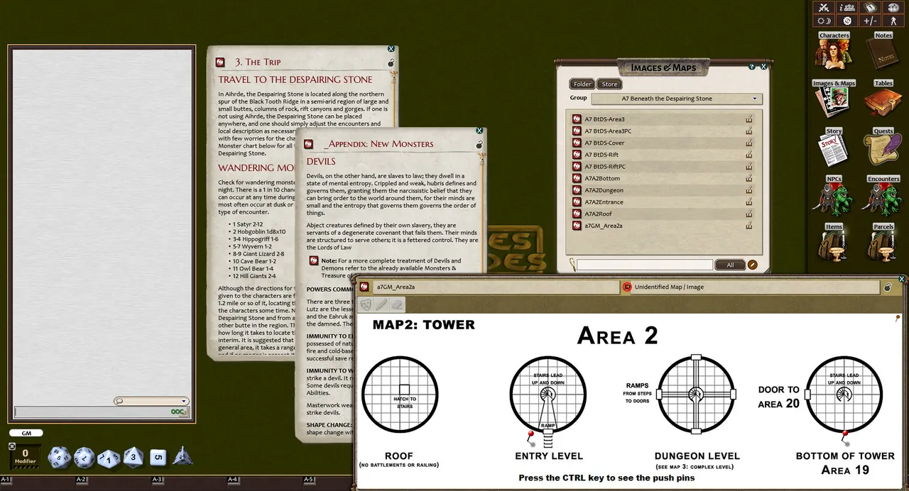 Fantasy Grounds - C&C: A7 The Despairing Stone Screenshot 0