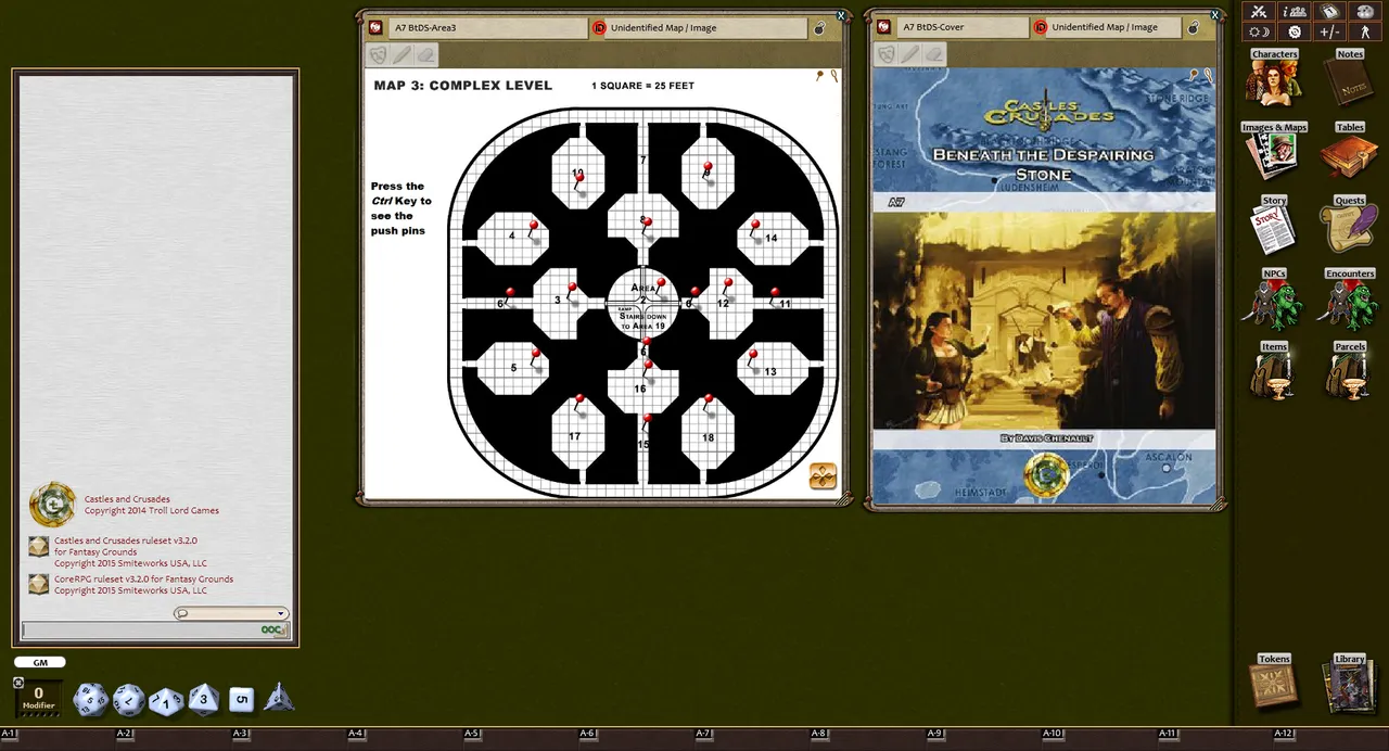 Fantasy Grounds - C&C: A7 The Despairing Stone Screenshot 2