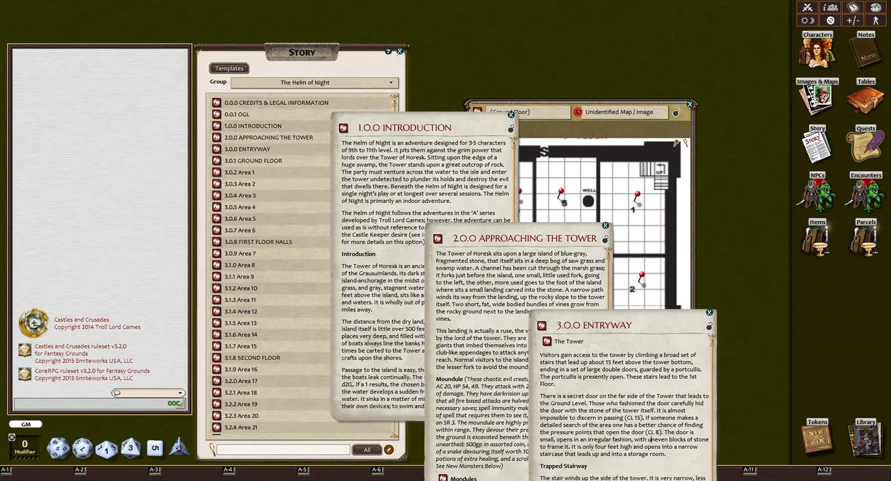 Fantasy Grounds - C&C: A9 The Helm of Night Screenshot 0