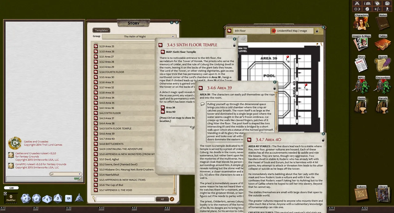 Fantasy Grounds - C&C: A9 The Helm of Night Screenshot 2