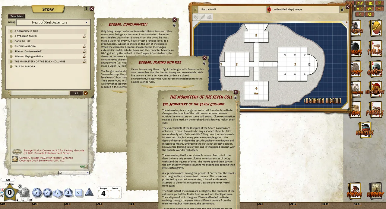 Fantasy Grounds - Slipstream: Heart of Steel (Savage Worlds) Screenshot 1