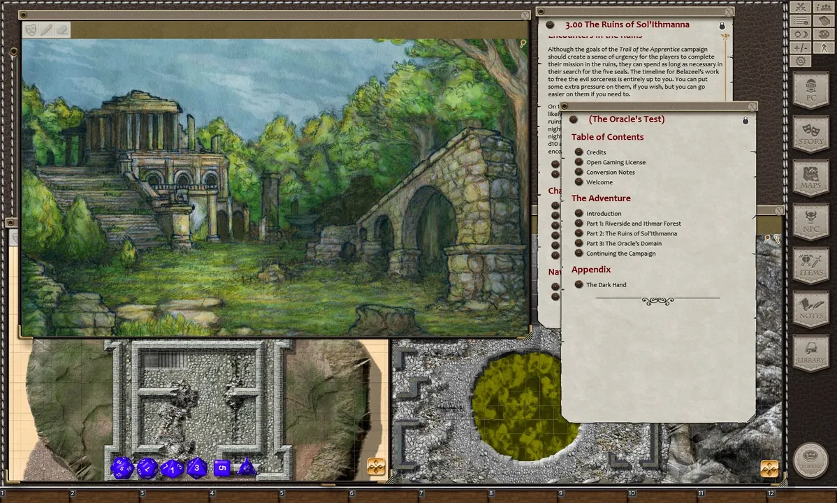 Fantasy Grounds - Trail of the Apprentice: The Oracle's Test Screenshot 3