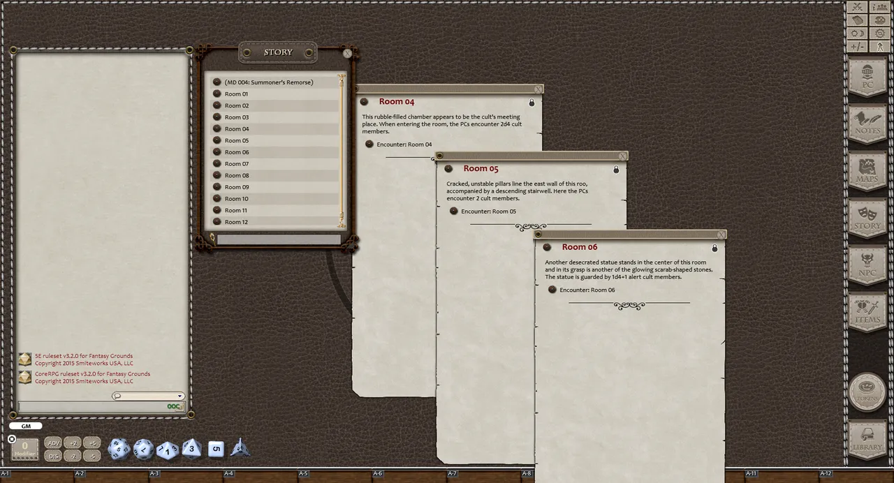 Fantasy Grounds - Mini-Dungeon #004: Summoner's Remorse (5E) Screenshot 0