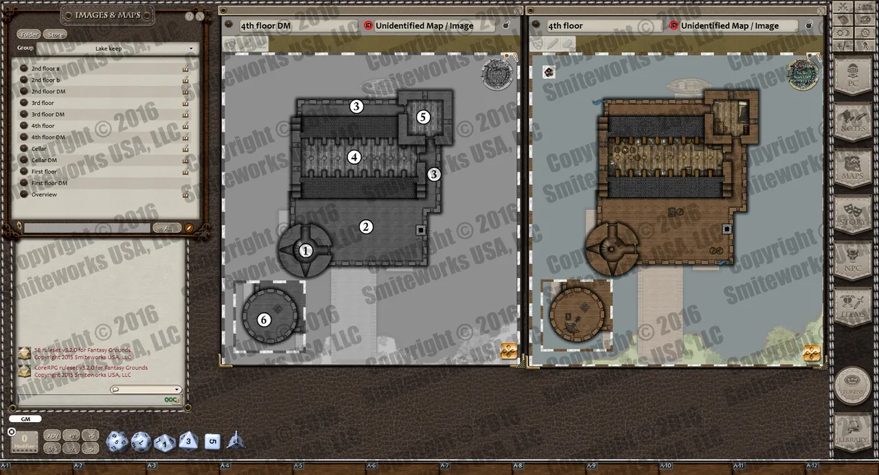 Fantasy Grounds - Map Pack: Lake Keep Screenshot 1