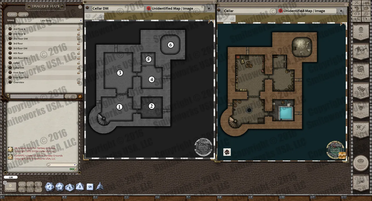 Fantasy Grounds - Map Pack: Lake Keep Screenshot 0