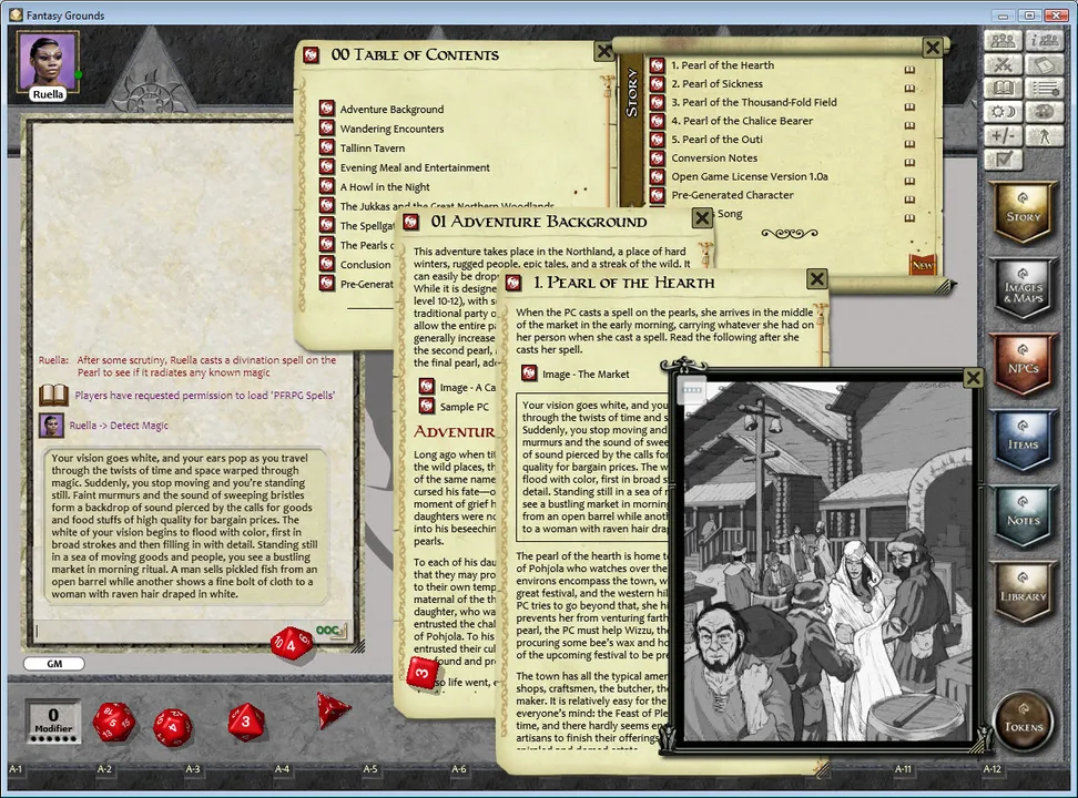 Fantasy Grounds - 1 on 1 Adventures #13: The Pearls of Pohjola (PFRPG) Screenshot 3