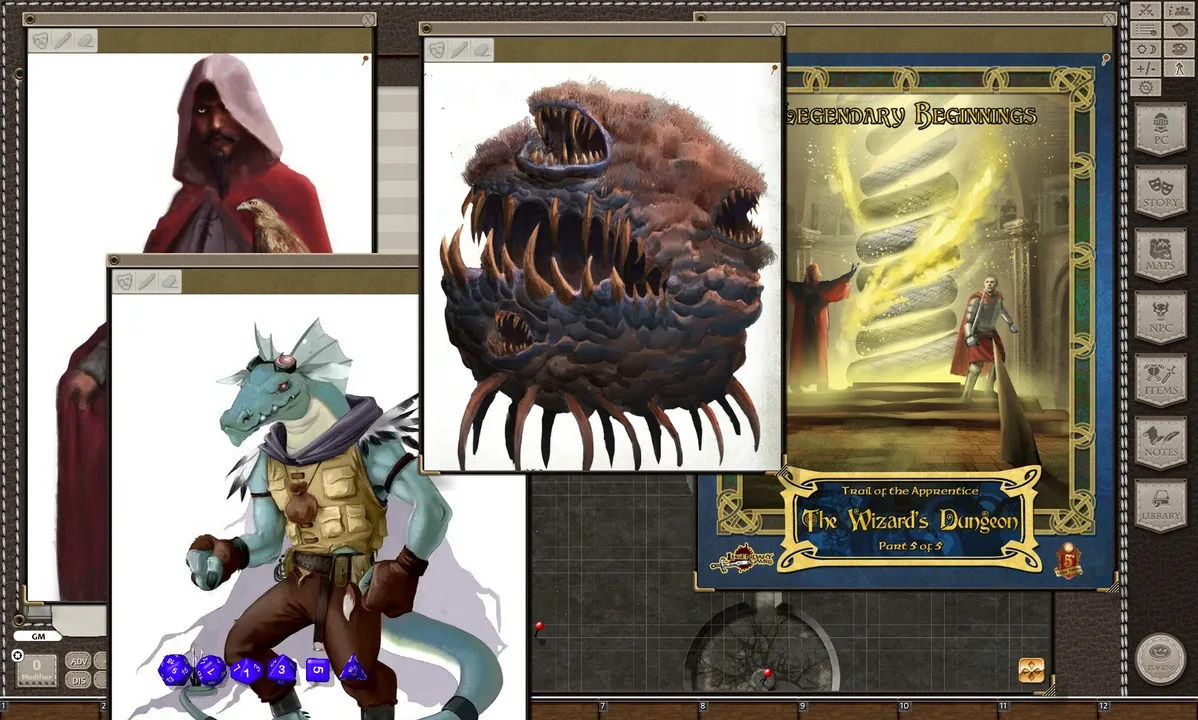 Fantasy Grounds - Trail of the Apprentice: The Wizard's Dungeon (5E) Screenshot 1