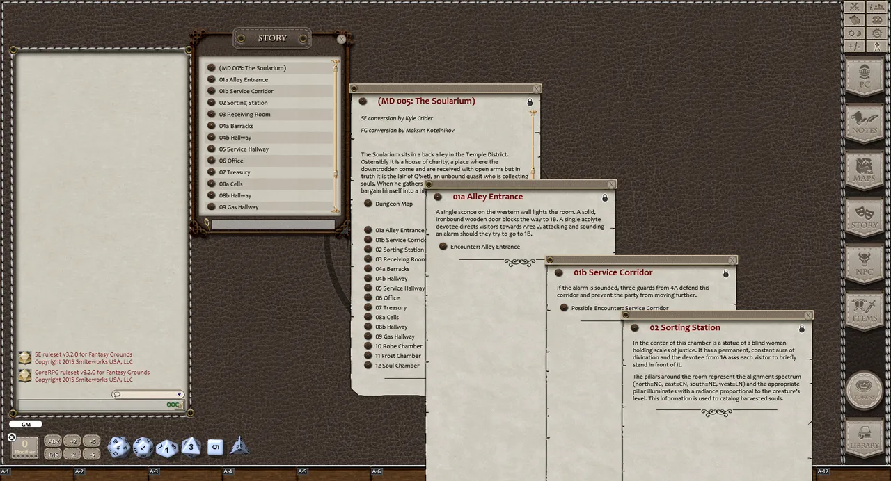 Fantasy Grounds - Mini-Dungeon #005: The Soularium (5E) Screenshot 1
