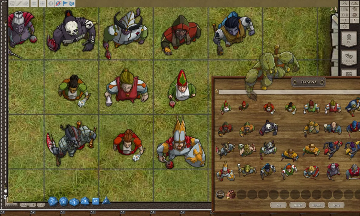 Fantasy Grounds - Temples and Staff (Map and Token Pack) Screenshot 1