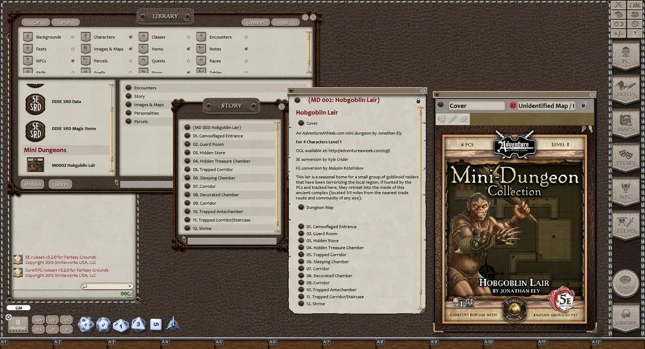 Fantasy Grounds - Mini-Dungeon Collection: Hobgoblin Lair (5E) Screenshot 4