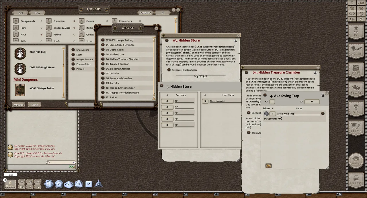 Fantasy Grounds - Mini-Dungeon Collection: Hobgoblin Lair (5E) Screenshot 2
